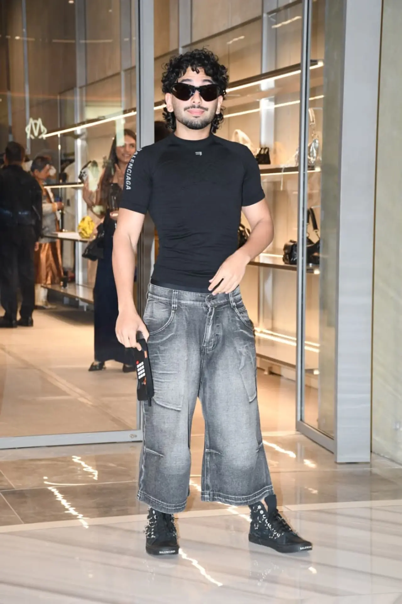 Orry was also seen at the exclusive collection preview of a high-end fashion brand on Tuesday.